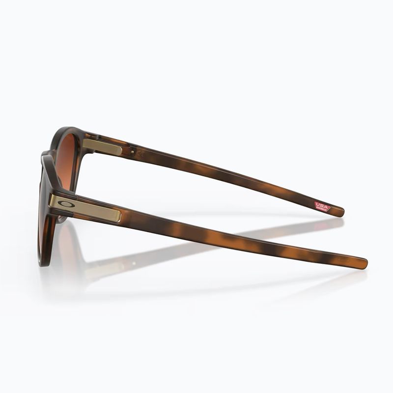 Akiniai nuo saulės Oakley Latch matte brown tortoise/prizm brown gradient 3