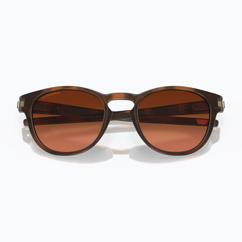 Akiniai nuo saulės Oakley Latch matte brown tortoise/prizm brown gradient 5