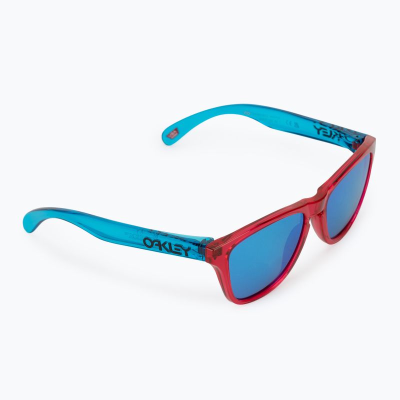 Vaikiški akiniai nuo saulės Oakley Frogskins XXS acid pink/prizm sapphire
