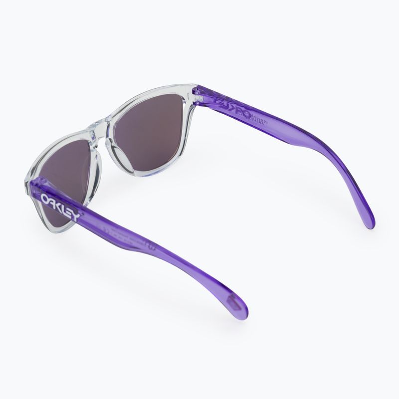 Vaikiški akiniai nuo saulės Oakley Frogskins XXS clear/prizm violet 2