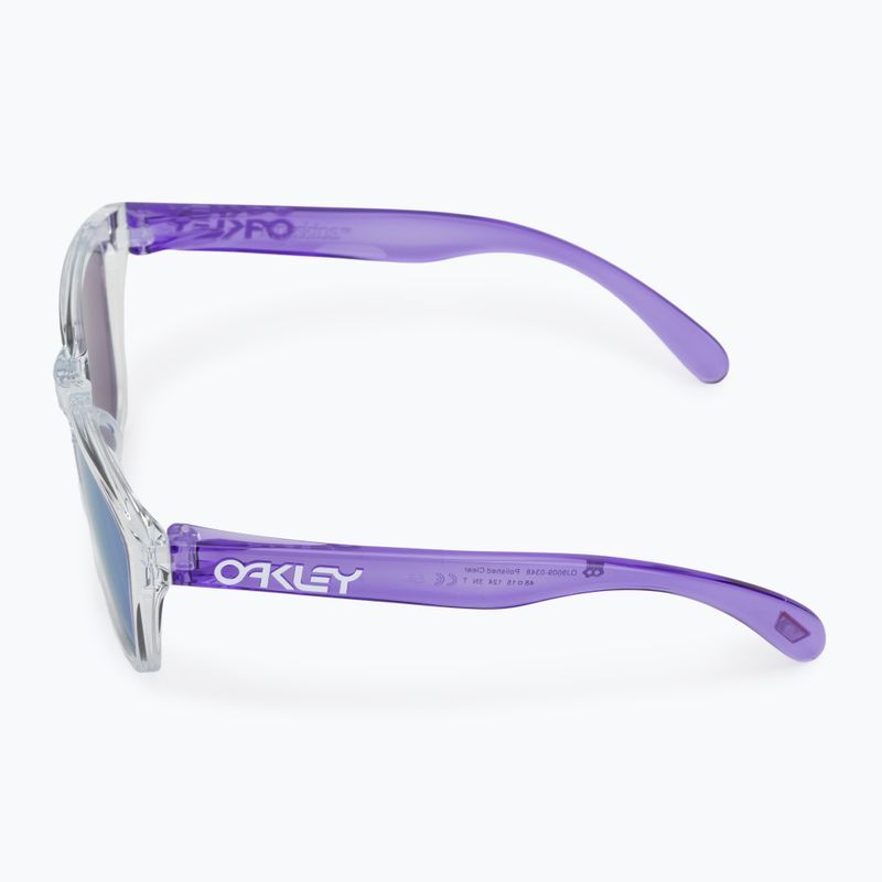 Vaikiški akiniai nuo saulės Oakley Frogskins XXS clear/prizm violet 4
