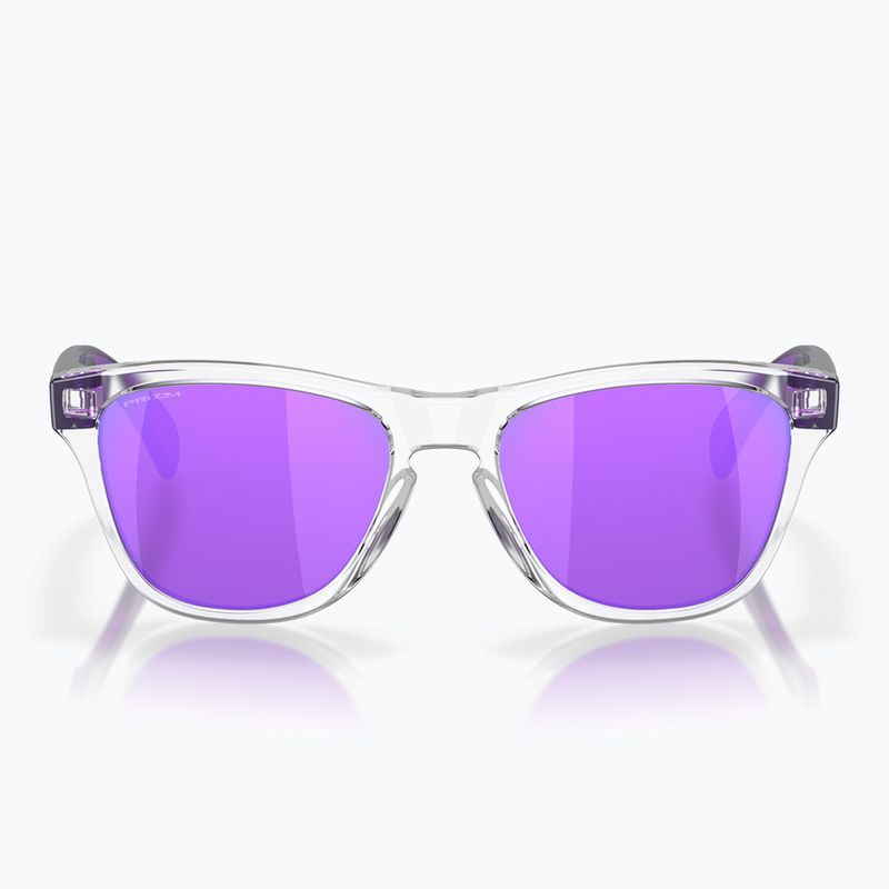 Vaikiški akiniai nuo saulės Oakley Frogskins XXS clear/prizm violet 2