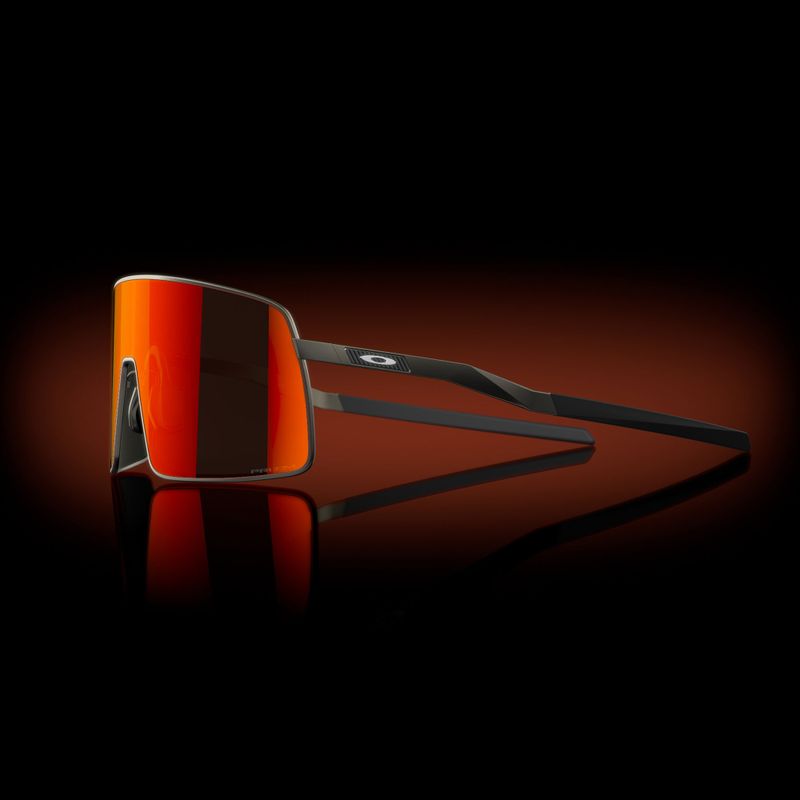 Akiniai nuo saulės Oakley Sutro Ti satin carbon/prizm ruby 12