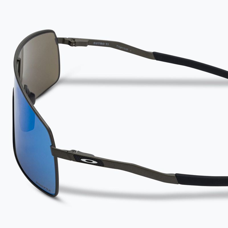 "Oakley Sutro Ti" satininio švino/prizminio safyro akiniai nuo saulės 4