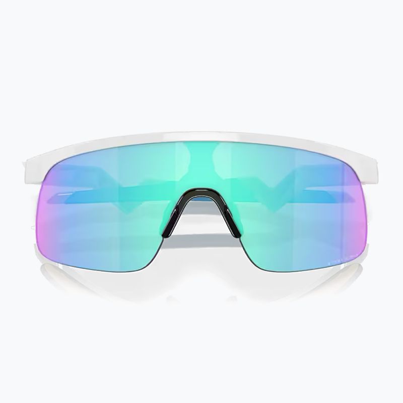 Vaikiški akiniai nuo saulės Oakley Resistor polished white/prizm sapphire 3