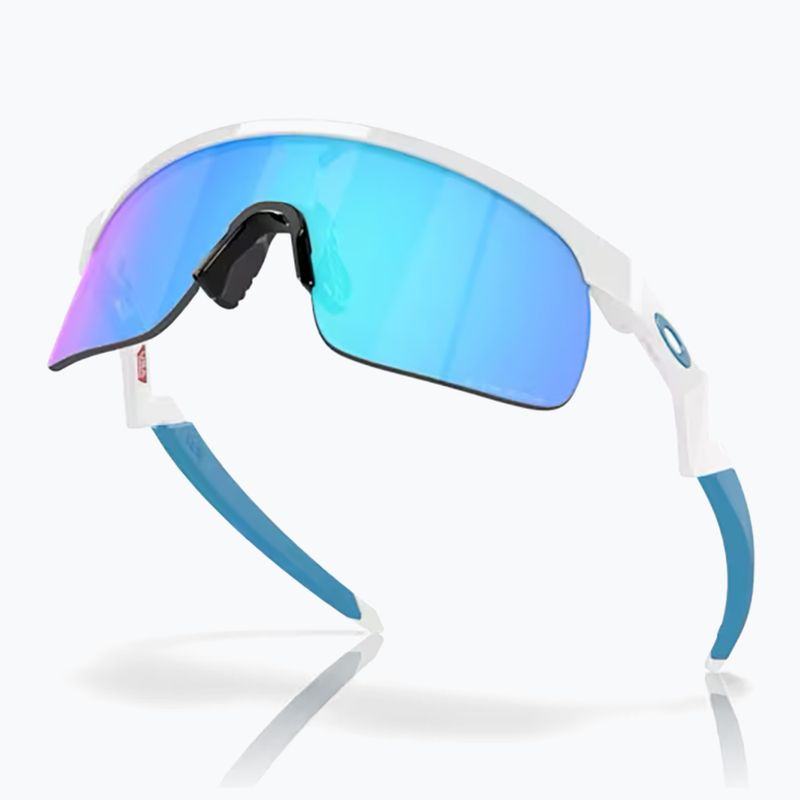 Vaikiški akiniai nuo saulės Oakley Resistor polished white/prizm sapphire 5