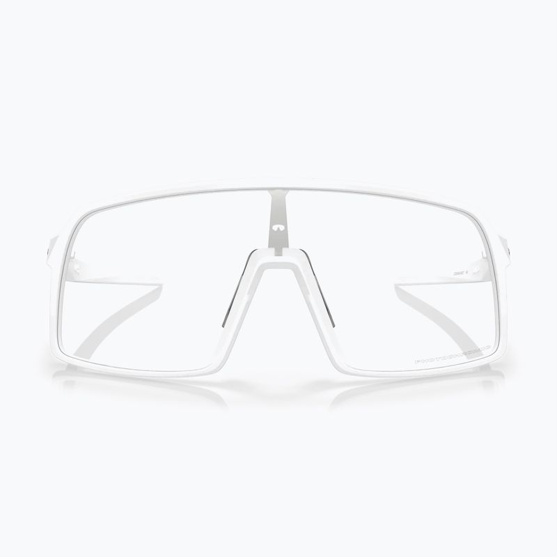 Oakley Sutro matinės baltos/skaidrios iki juodos spalvos fotochrominiai dviratininkų akiniai 0OO9406 7