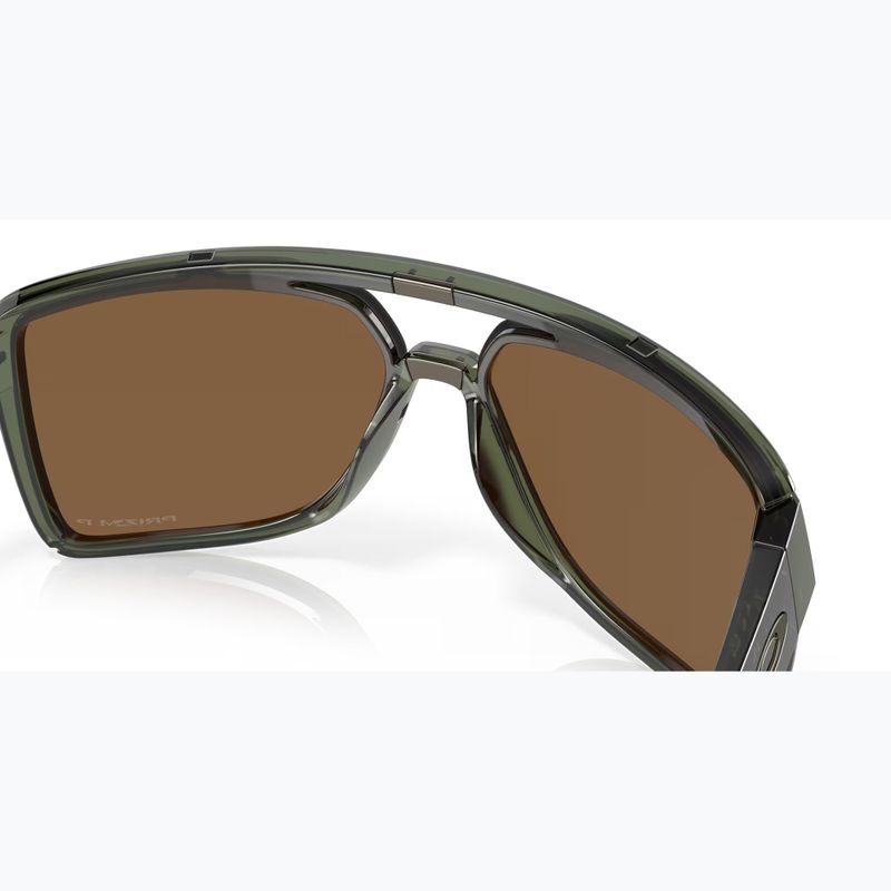 Saulės akiniai Oakley Castel olive ink 7