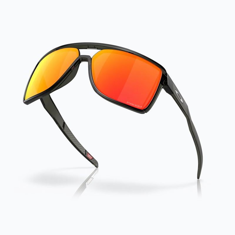 Akiniai nuo saulės Oakley Castel matte grey smoke/prizm ruby 4