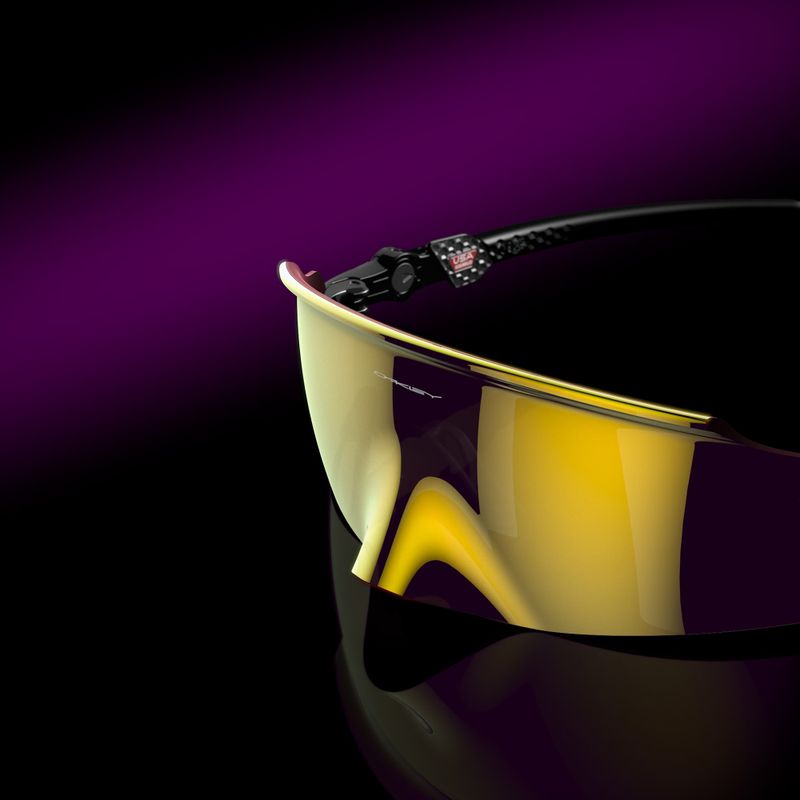 Akiniai nuo saulės Oakley Kato Polished Black/Prizm 24K 9
