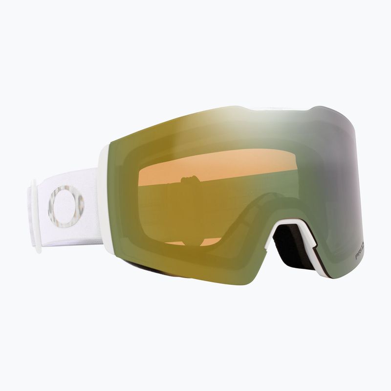"Oakley Fall Line" balti leopardiniai/prizm sage gold iridium slidinėjimo akiniai