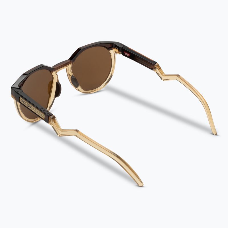 Oakley Hstn tamsiai gintariniai/šviesiai kario akiniai nuo saulės 2