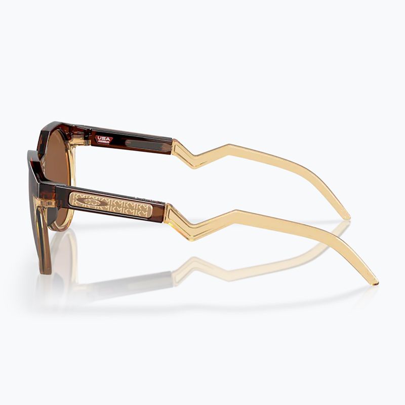 Oakley Hstn tamsiai gintariniai/šviesiai kario akiniai nuo saulės 8