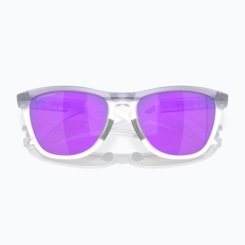 Akiniai nuo saulės Oakley Frogskins Hybrid matte trans lilac/clear prizm violet 5