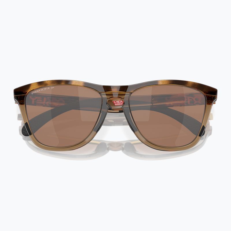Akiniai nuo saulės Oakley Frogskins Range brown tortoise/brown smoke 5