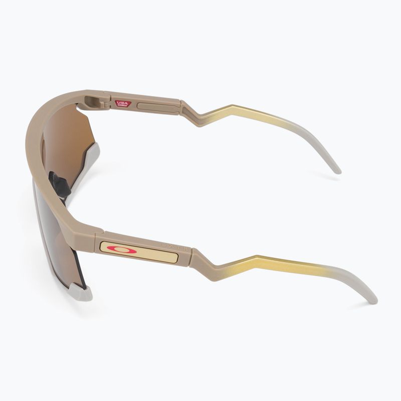 Akiniai nuo saulės Oakley Bxtr Patrick Mahomes II matte terrain tan/prizm tungsten 4