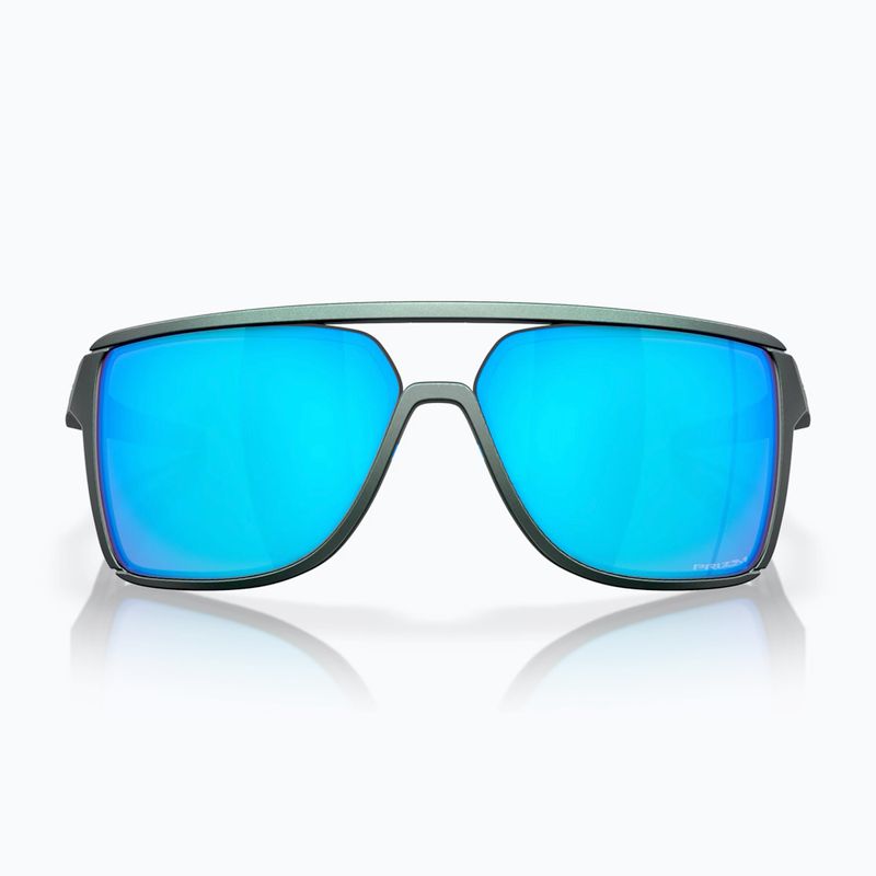 Akiniai nuo saulės Oakley Castel matte silver/blue colorshift/prizm sapphire 2