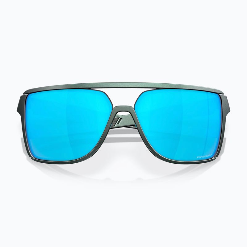 Akiniai nuo saulės Oakley Castel matte silver/blue colorshift/prizm sapphire 5