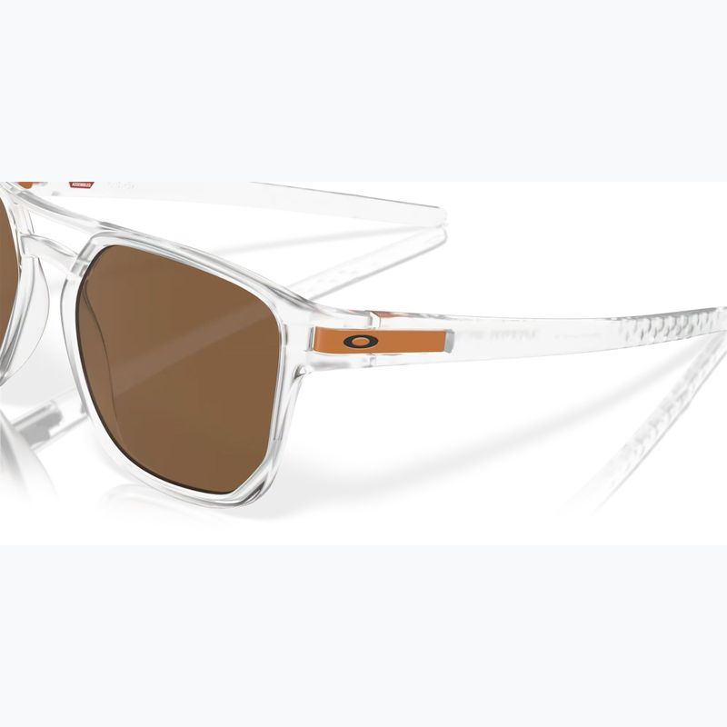 Akiniai nuo saulės Oakley Latch Beta matte clear/prizm bronze 6
