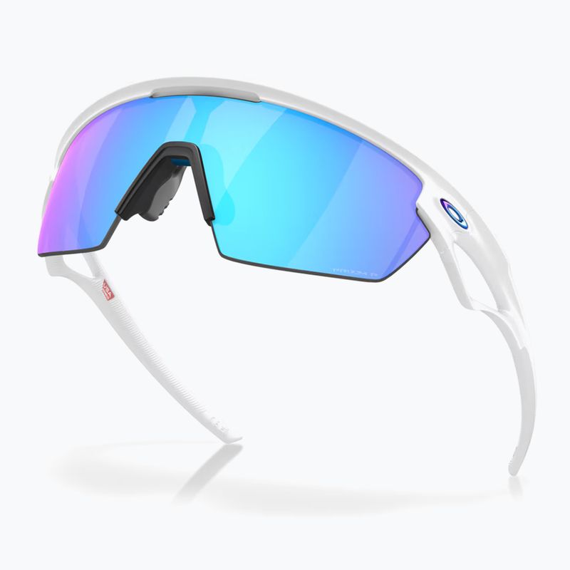 Akiniai nuo saulės Oakley Sphaera matte white/prizm sapphire polarized 4
