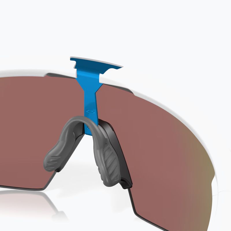 Akiniai nuo saulės Oakley Sphaera matte white/prizm sapphire polarized 7