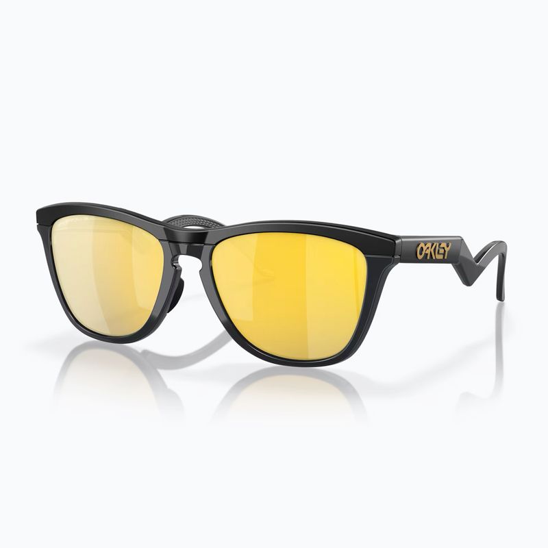 Akiniai nuo saulės Oakley Frogskins Hybrid matte black/prizm 24k polar