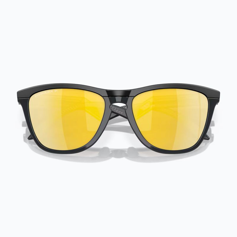 Akiniai nuo saulės Oakley Frogskins Hybrid matte black/prizm 24k polar 5