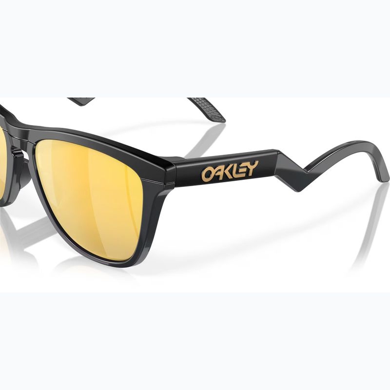 Akiniai nuo saulės Oakley Frogskins Hybrid matte black/prizm 24k polar 6