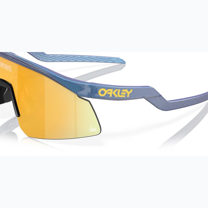 Akiniai nuo saulės Oakley Hydra Fortnite matte cyan blue/clear shift prizm 24k 7