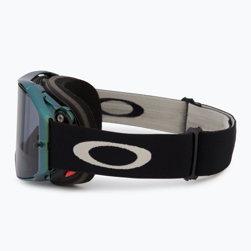 Dviračių akiniai Oakley Airbrake MTB black green colorshift/light grey 4