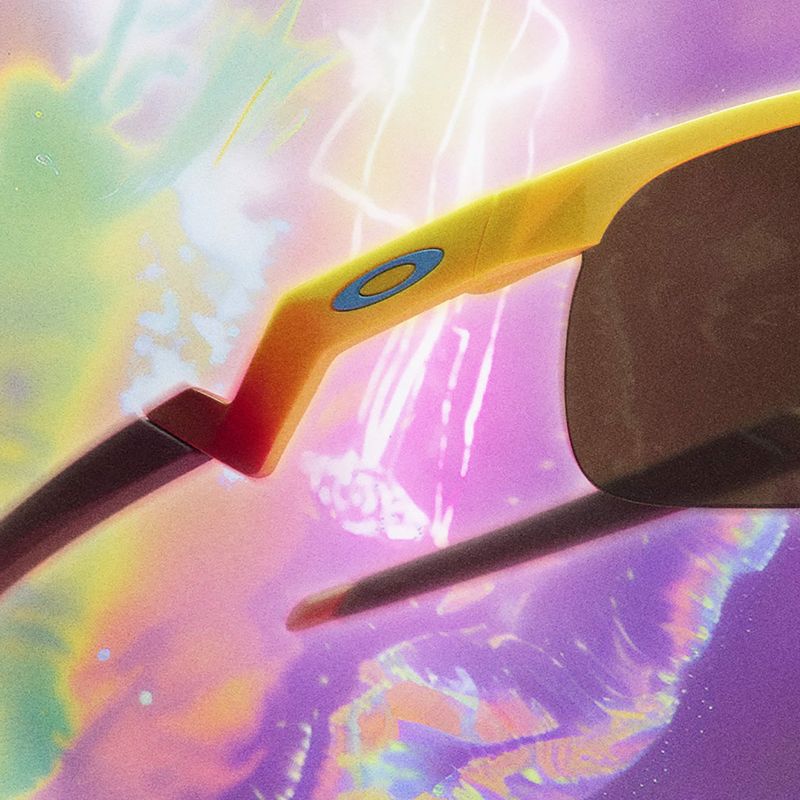 Vaikiški akiniai nuo saulės Oakley Resistor yellow/prizm tungsten 9
