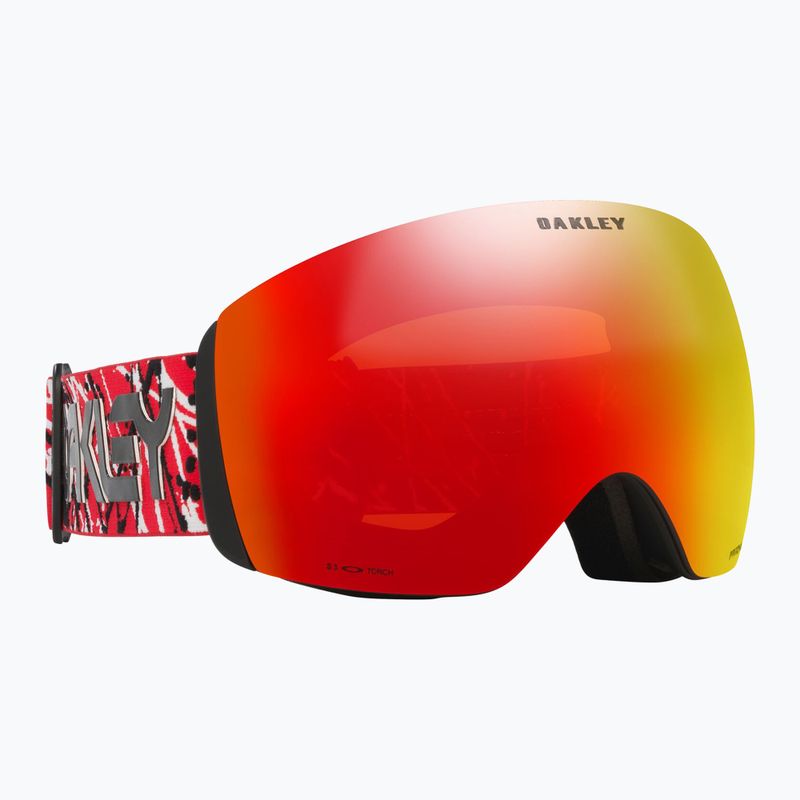 Slidinėjimo akiniai Oakley Flight Deck L red eddie/prizm snow torch iridium