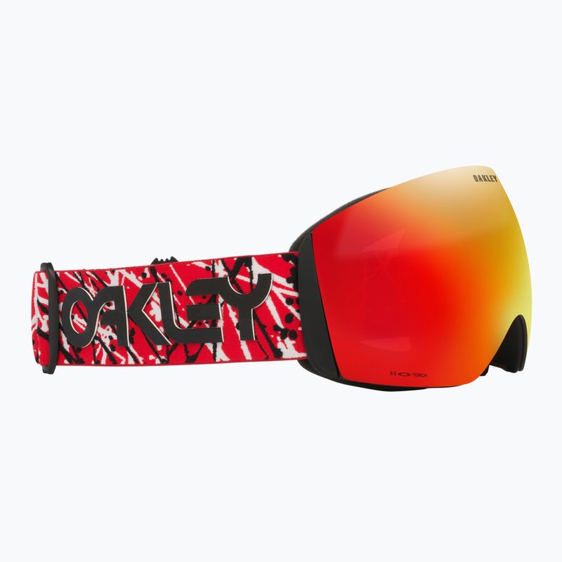 Slidinėjimo akiniai Oakley Flight Deck L red eddie/prizm snow torch iridium 5