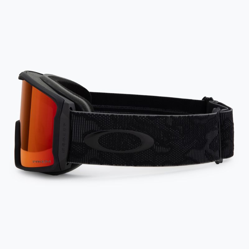 Slidinėjimo akiniai Oakley Line Miner L black camo/prizm snow torch iridium 4