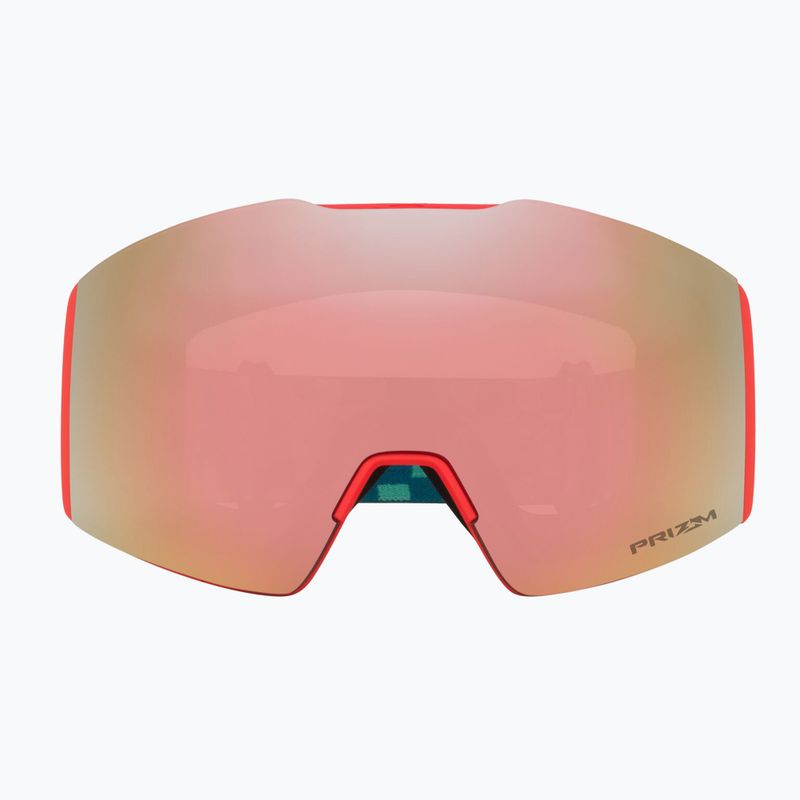 Slidinėjimo akiniai Oakley Fall Line M Pacific Chex/Prizm Snow Rose Gold Iridium 2