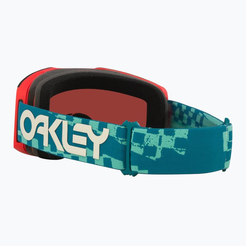 Slidinėjimo akiniai Oakley Fall Line M Pacific Chex/Prizm Snow Rose Gold Iridium 4