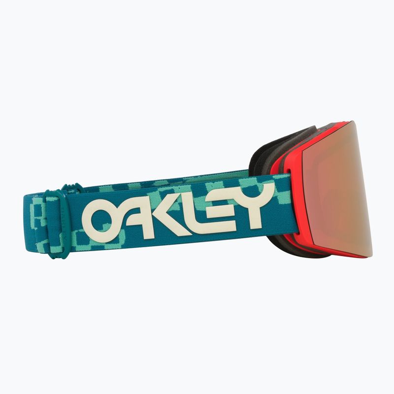 Slidinėjimo akiniai Oakley Fall Line M Pacific Chex/Prizm Snow Rose Gold Iridium 6