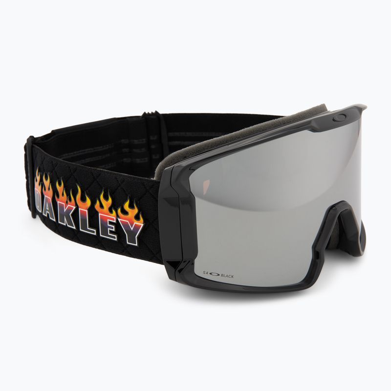 Slidinėjimo akiniai Oakley Line Miner L rene rinnekangas signat/prizm snow black iridium