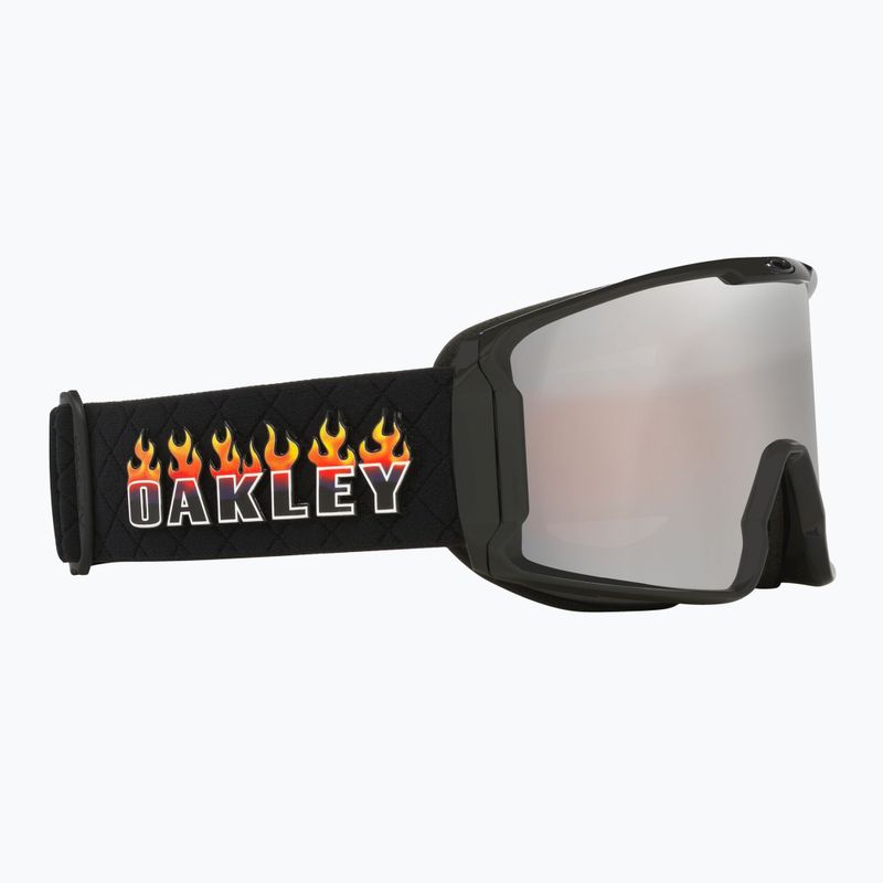 Slidinėjimo akiniai Oakley Line Miner L rene rinnekangas signat/prizm snow black iridium 5