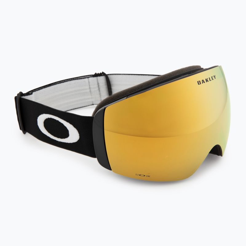Slidinėjimo akiniai Oakley Flight Deck M matte black/prizm 24k iridium