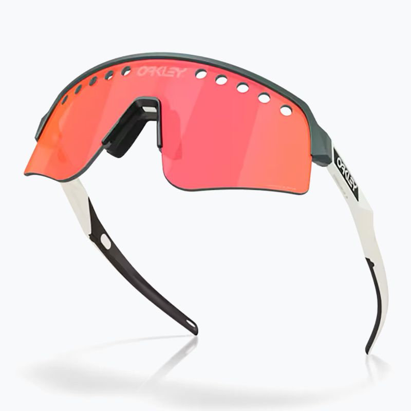 Akiniai nuo saulės Oakley Sutro Lite Sweep matte silver/blue colorshift/prizm trail torch 4