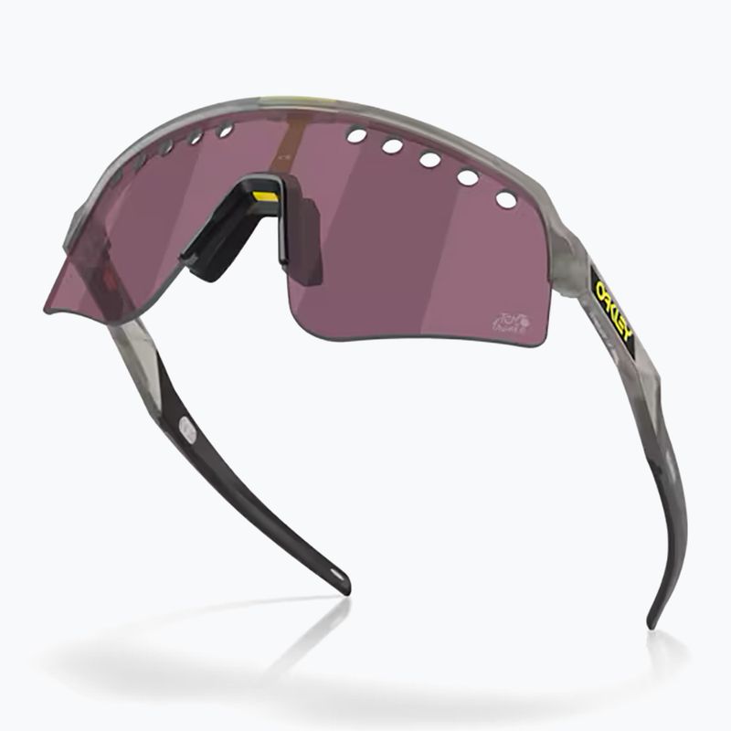 Akiniai nuo saulės Oakley Sutro Lite Sweep Tour De France matte grey ink/prizm road black 4