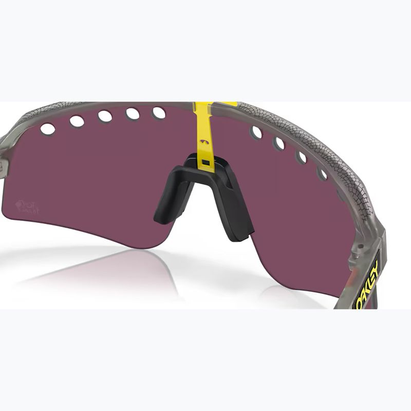 Akiniai nuo saulės Oakley Sutro Lite Sweep Tour De France matte grey ink/prizm road black 7