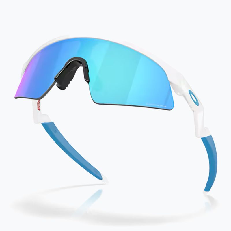 "Oakley Resistor Sweep" poliruoti balti / prizmės safyro akiniai nuo saulės vaikams 4