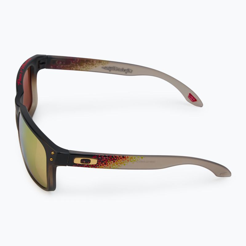 Akiniai nuo saulės Oakley Holbrook troy lee design black fade/prizm 24k polarized 4