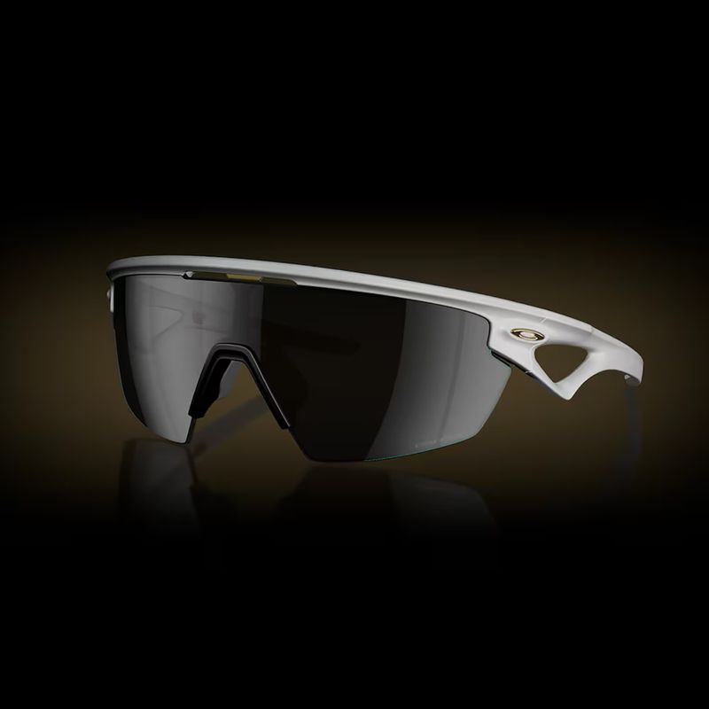 "Oakley Sphaera PC" matiniai balti/prizm black akiniai nuo saulės 3