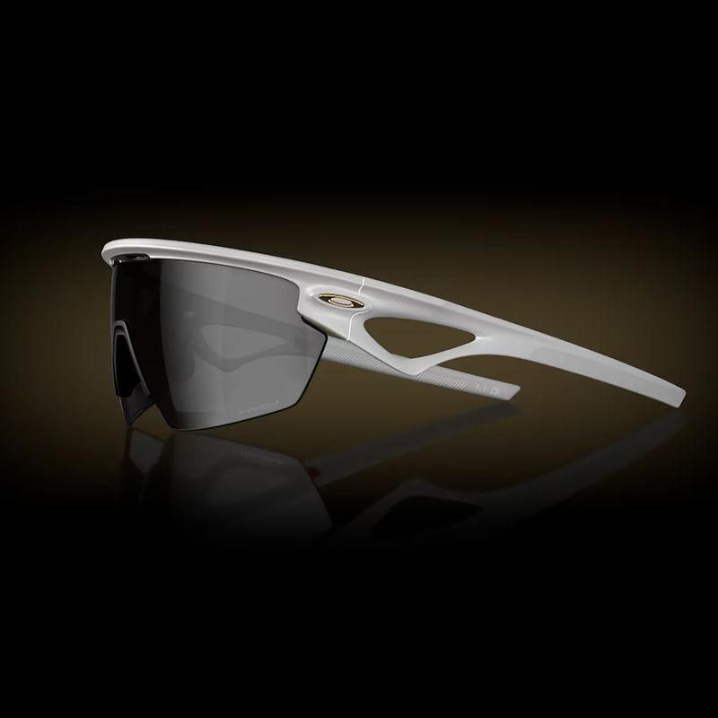"Oakley Sphaera PC" matiniai balti/prizm black akiniai nuo saulės 5
