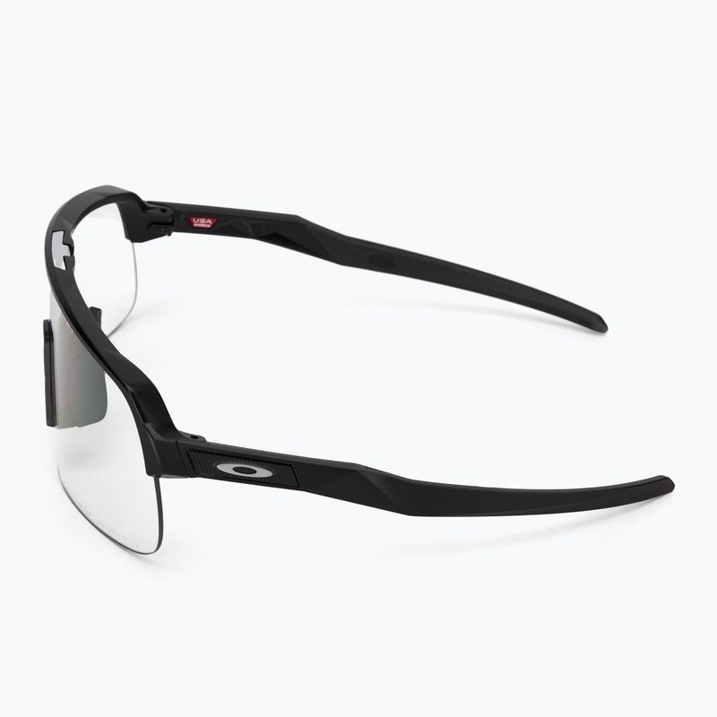 "Oakley Sutro Lite S" matinės juodos/skaidrios iki juodos spalvos fotochrominiai akiniai nuo saulės 4