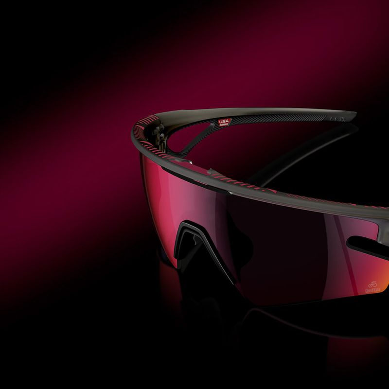 Oakley Sphaera Slash Giro D'Italia giro grey smoke/prizm kelių akiniai nuo saulės 7