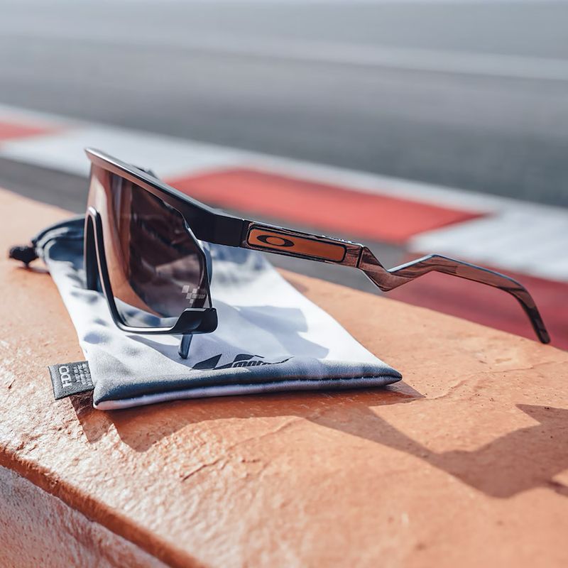 "Oakley Bxtr Moto GP" matiniai juodi/prizm black akiniai nuo saulės 11